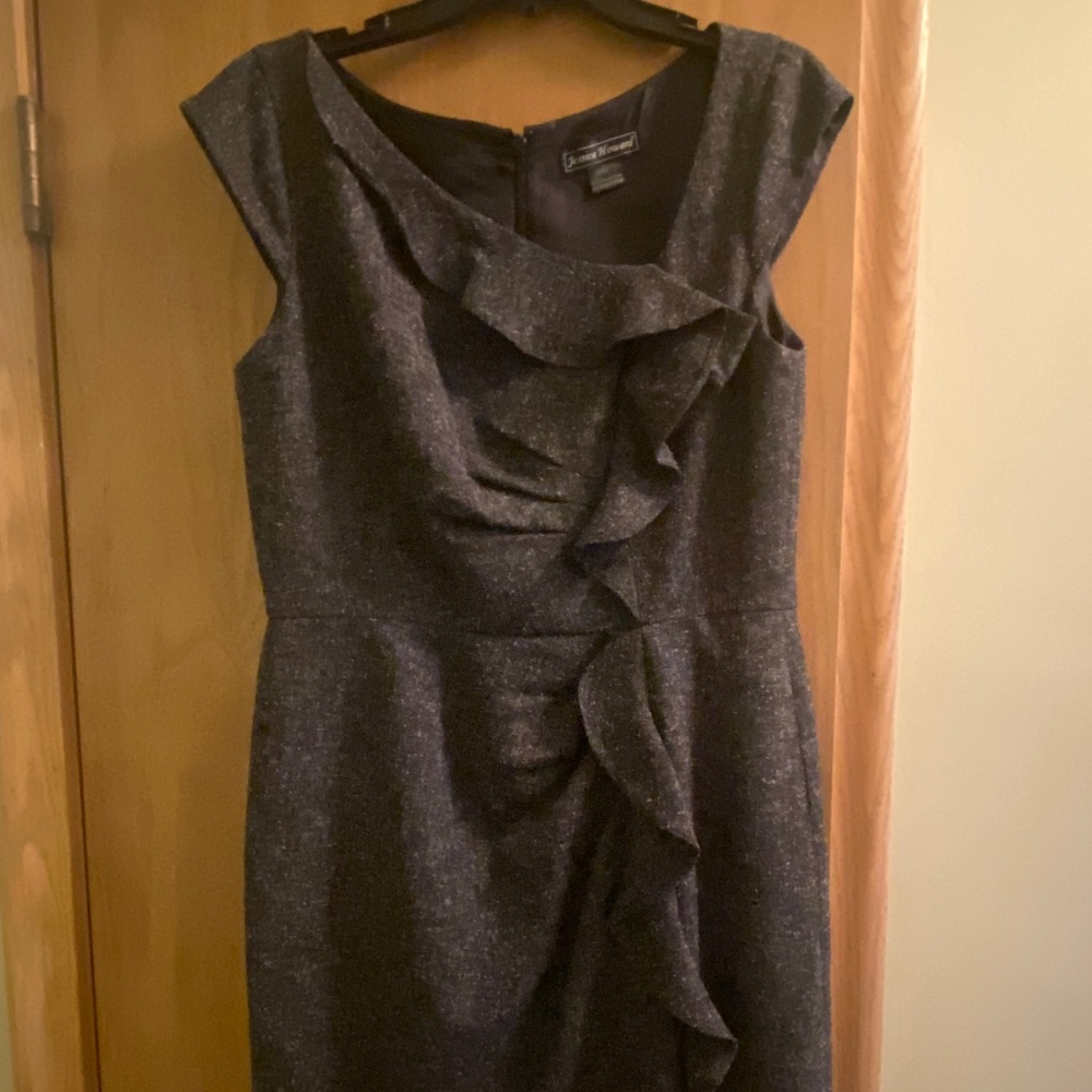 Jessica Howard gray tweed dress